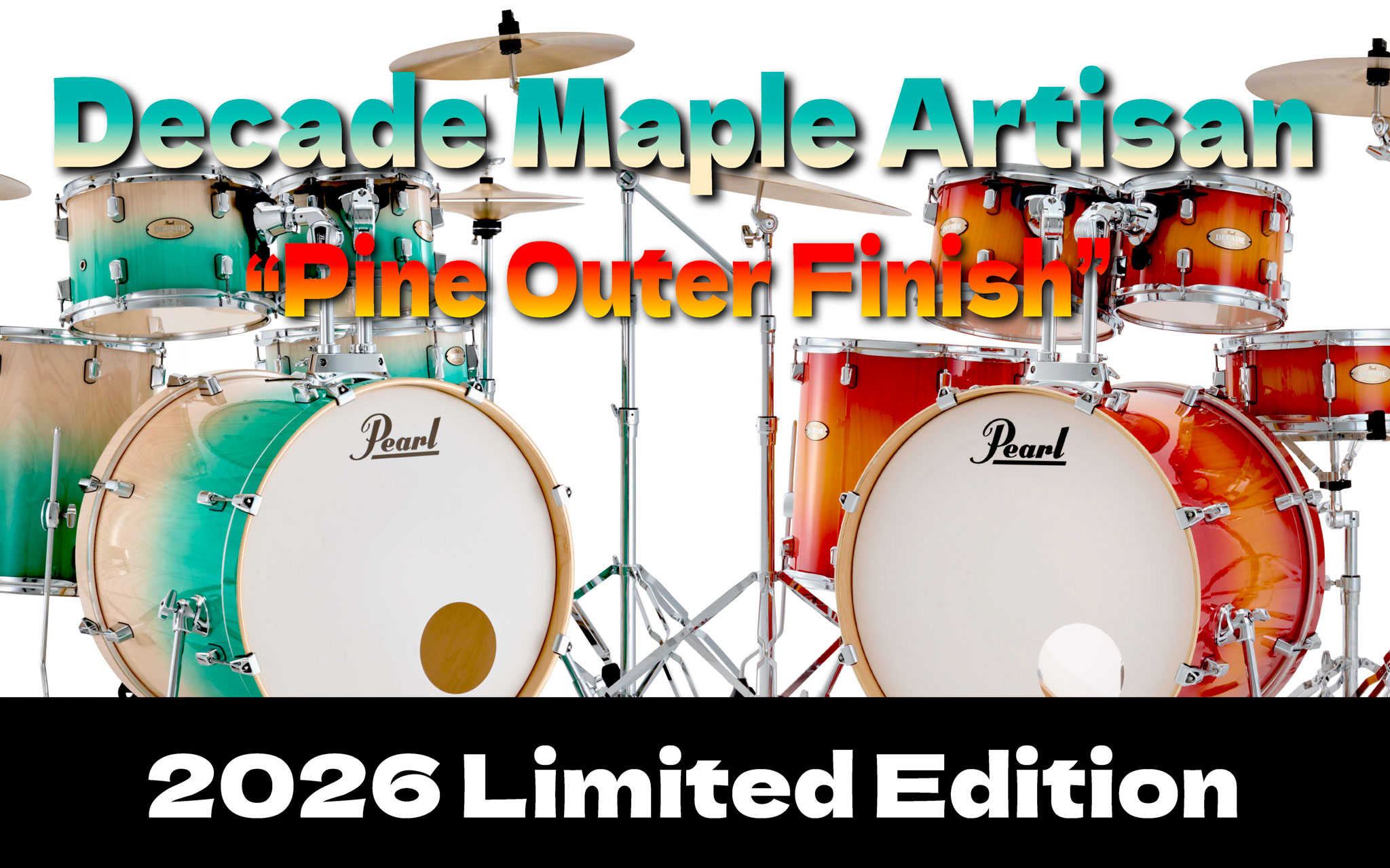 Decade maple ARTISAN 2026 Limited Finish 登場 | Pearl Drums